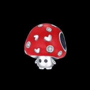 🎆Sterling Silver 925 Toad Mushroom from Mario Brothers Bracelet Charm